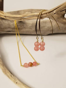 Frosted Watermelon Stone -Set