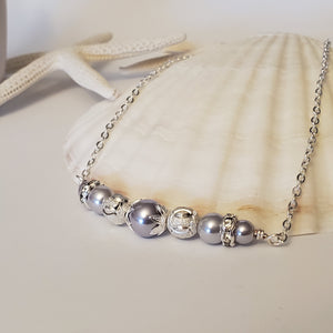 Lilac Glass Pearls -  Set