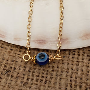 Gold Evil Eye necklace