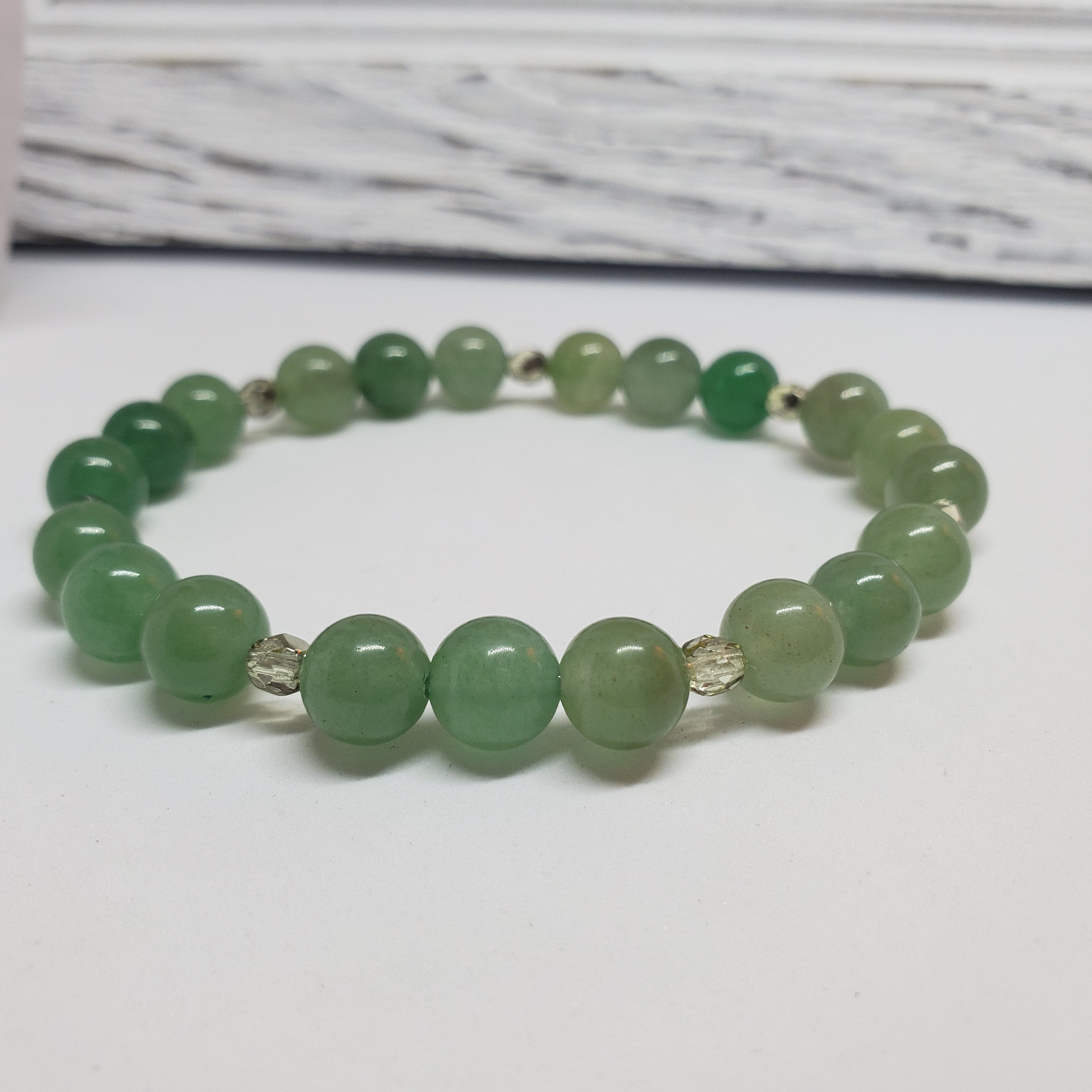 Jade Stone Bracelet - Size Medium